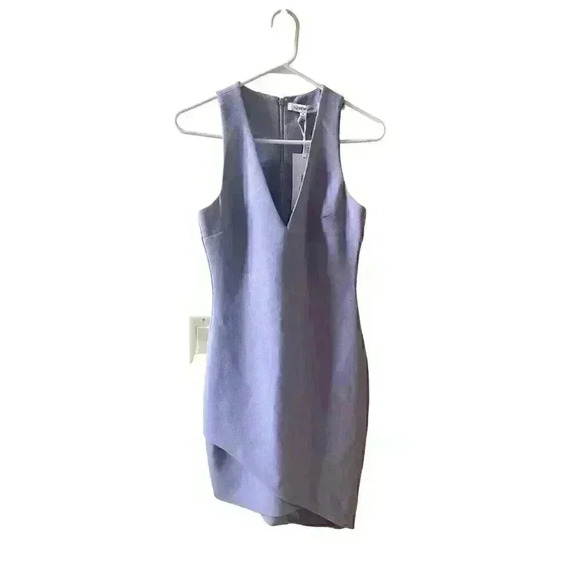 NWT ELIZABETH AND JAMES Rosa Dress Asymmetrical Purple Lavender Size 2 4 6 - Picture 5 of 11